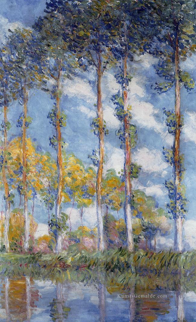 Poplars Claude Monet Szenerie Ölgemälde